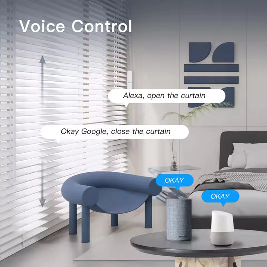 MOES Tuya WiFi Smart Motor Electric Chain Roller Blinds Shade Shutter Drive RF Remote Kit Smart Life App via Alexa/Google