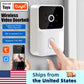 Tuya Smart Video Doorbell Camera 480PHD Wireless doorbell for Home Security, Night Vision, Voice Change, 2-Way Audio, Waterproof