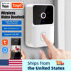 Tuya Smart Video Doorbell Camera 480PHD Wireless doorbell for Home Security, Night Vision, Voice Change, 2-Way Audio, Waterproof