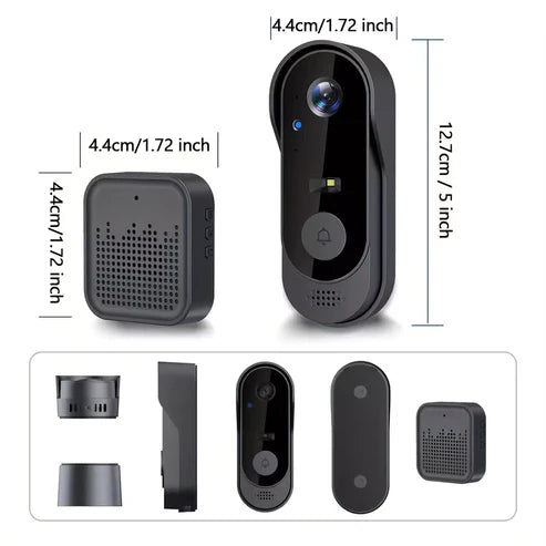 Tuya WiFi Smart Video Doorbell 1080P HD Two-Way Audio Waterproof