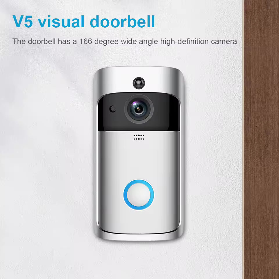Smart Video Doorbell | WiFi 720P Doorbell Camera With Night Vision