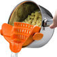 Silicone Clip On Strainer For Pots & Pans | Snap N’ Strain Kitchen Gizmo