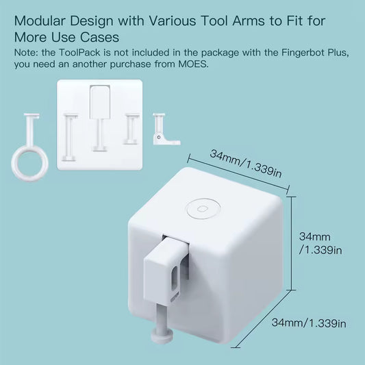 Smart Button Pusher – Fingerbot Switch Robot with Modular Tool Arms