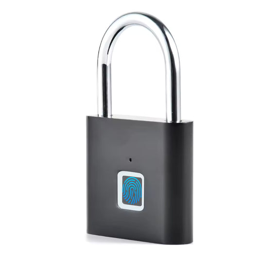O10 Smart Fingerprint Padlock Waterproof Biometric Fingerprint Keyless Door Lock USB Rechargeable Security Padlock House Unlock
