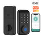 RAYKUBE DS02 Tuya Smart Fingerprint Deadbolt Electric Lock with Latch Auto Lock Key/Password/ Tuya APP Unlock Delivery From USA.
